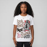 World’s Best Dad 3s DopeSkill T-Shirt Real Ones Move In Silence Graphic