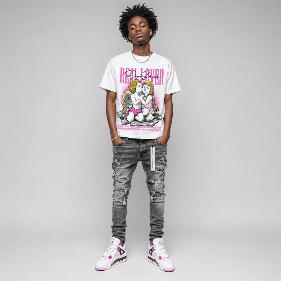 Comic 4s DopeSkill T-Shirt Real Lover Graphic
