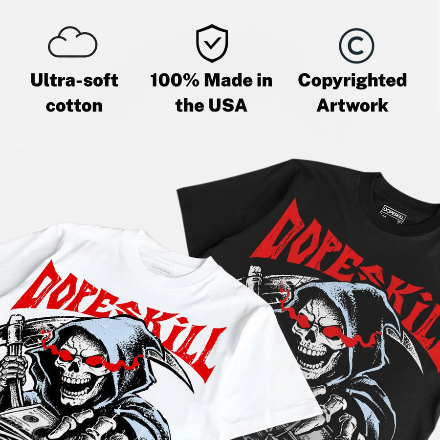 Cherry 11s DopeSkill T-Shirt Go Fund Yourself Graphic