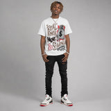 World’s Best Dad 3s DopeSkill T-Shirt Real Ones Move In Silence Graphic