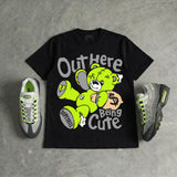 Max 95 OG 'Neon' DopeSkill T-Shirt Out Here Being Cute Graphic