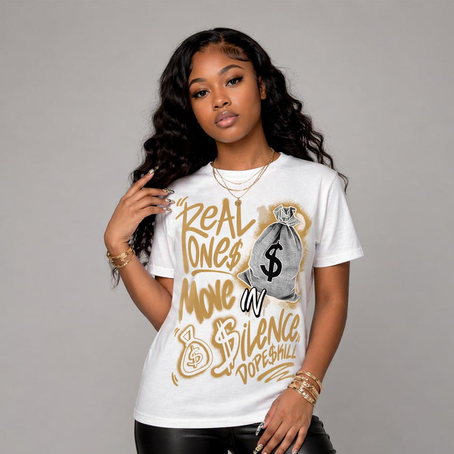 “Mother’s Day” 11s DopeSkill T-Shirt Real Ones Move In Silence Graphic