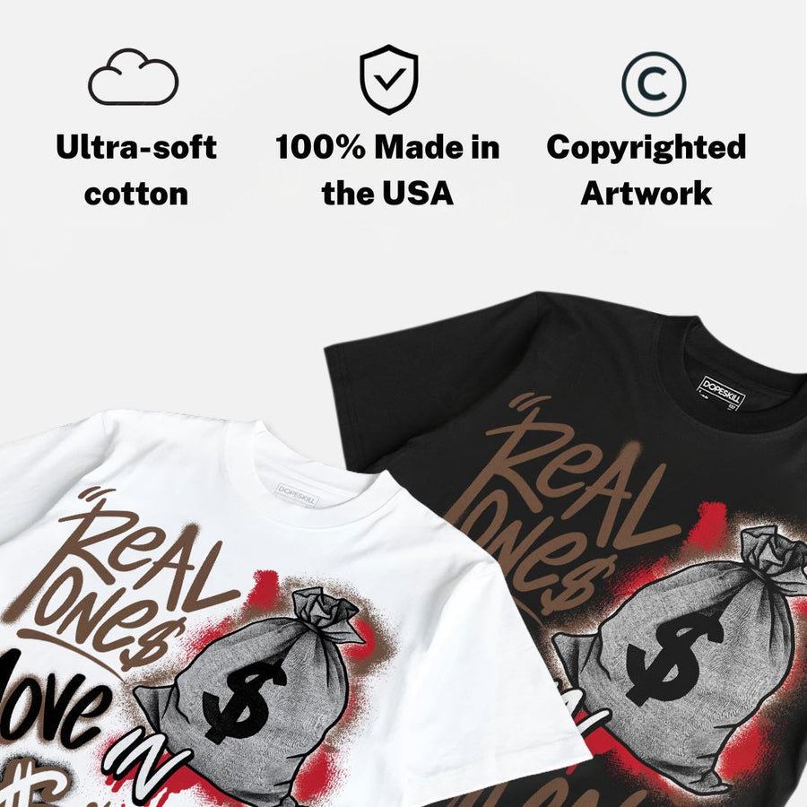 World’s Best Dad 3s DopeSkill T-Shirt Real Ones Move In Silence Graphic