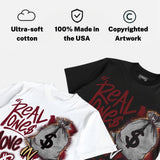 “Bin 23” 3s DopeSkill T-Shirt Real Ones Move In Silence Graphic