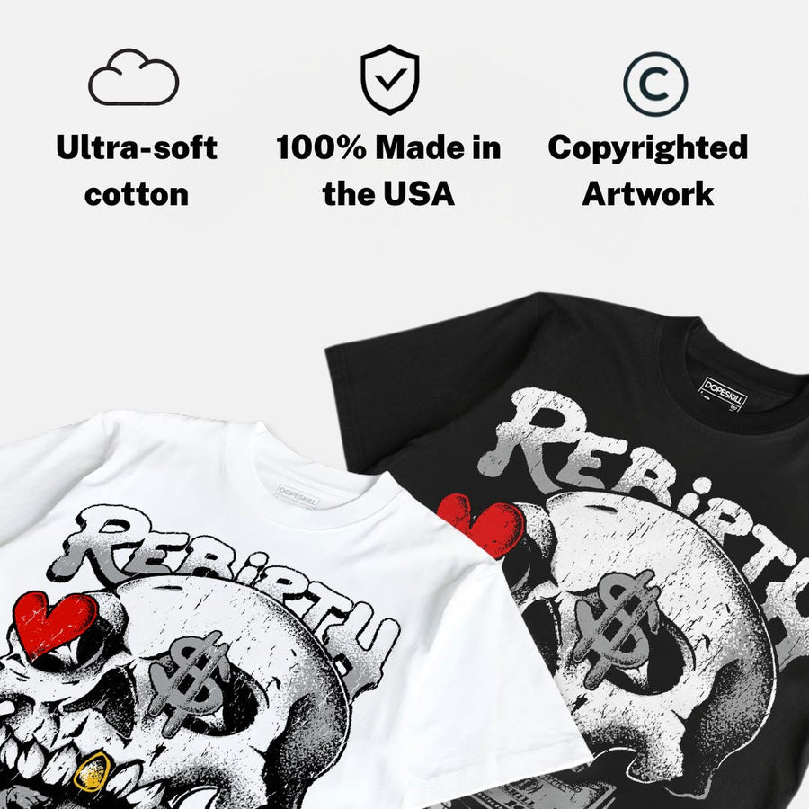 Dunk Panda White Black DopeSkill T-Shirt Rebirth Graphic