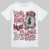 “Bin 23” 3s DopeSkill T-Shirt Real Ones Move In Silence Graphic