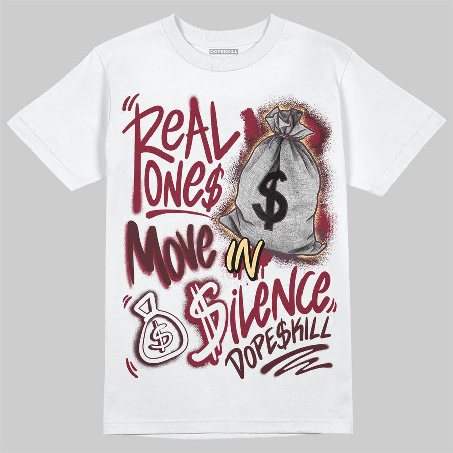 “Bin 23” 3s DopeSkill T-Shirt Real Ones Move In Silence Graphic