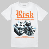 Orange 'Risk Is Better Than Regret' DopeSkill Graphic T-Shirt