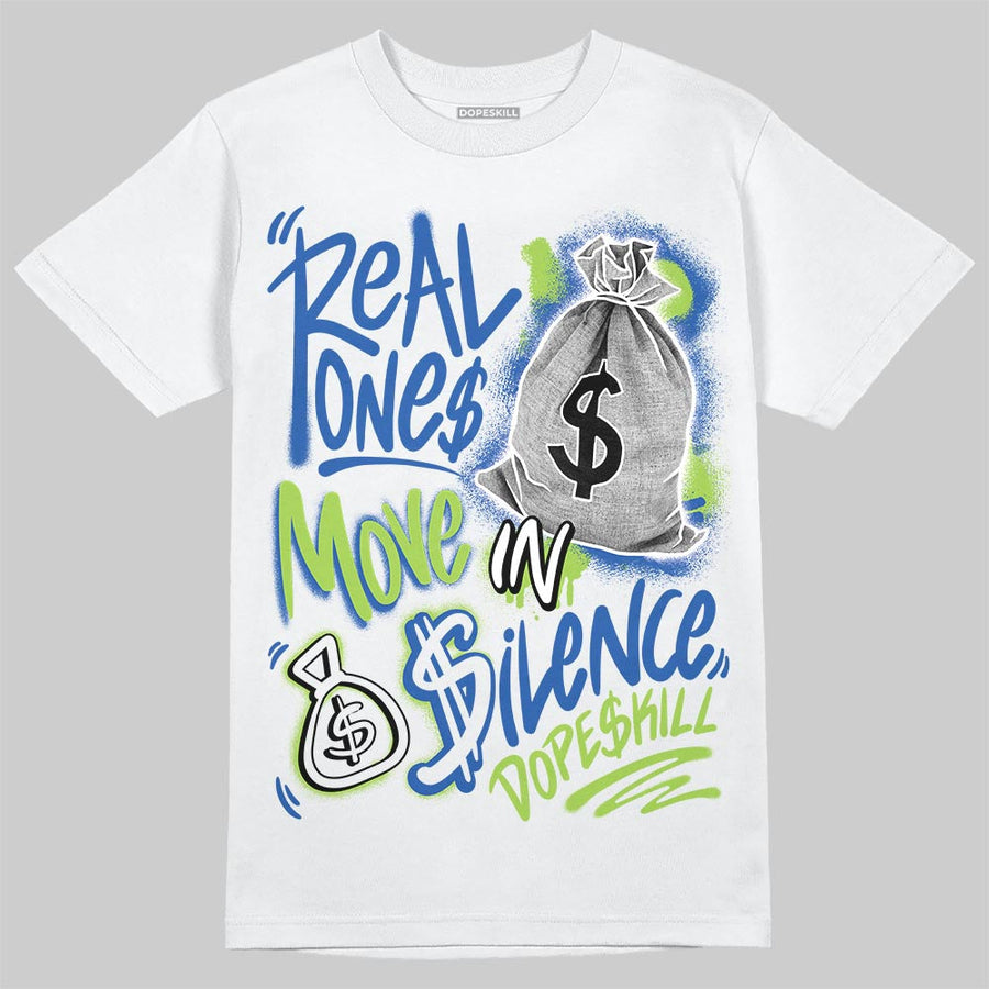 Griffey Max 1 'Varsity Royal' DopeSkill T-Shirt Real Ones Move In Silence Graphic