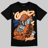Orange 'Grind Pray' DopeSkill Graphic T-Shirt
