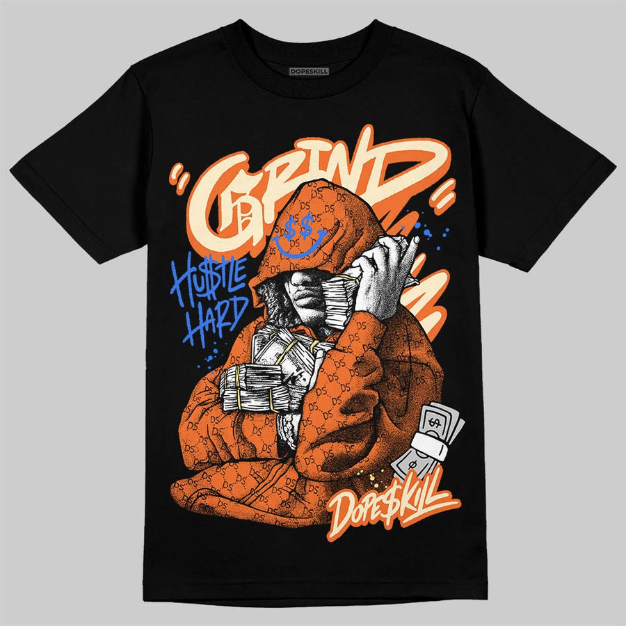 Orange 'Grind Pray' DopeSkill Graphic T-Shirt