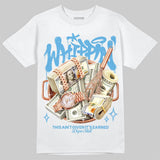 University Blue 14s DopeSkill T-Shirt Whippin Graphic