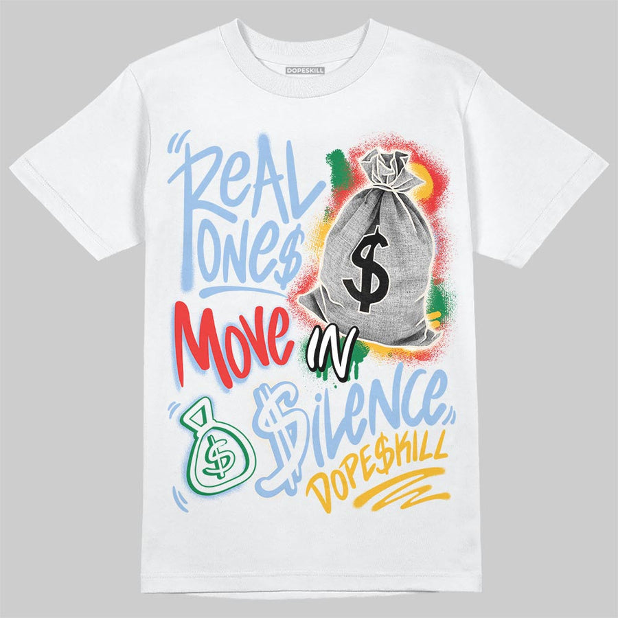 Clips 1s DopeSkill T-Shirt Real Ones Move In Silence Graphic
