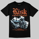 Orange 'Risk Is Better Than Regret' DopeSkill Graphic T-Shirt