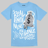 UNC 11s DopeSkill T-Shirt Real Ones Move In Silence Graphic