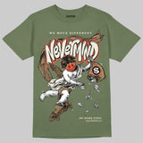Medium Olive 3s DopeSkill T-Shirt Nevermind Graphic