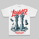 Red Oversize Print 'Loyalty' DopeSkill Graphic T-shirt