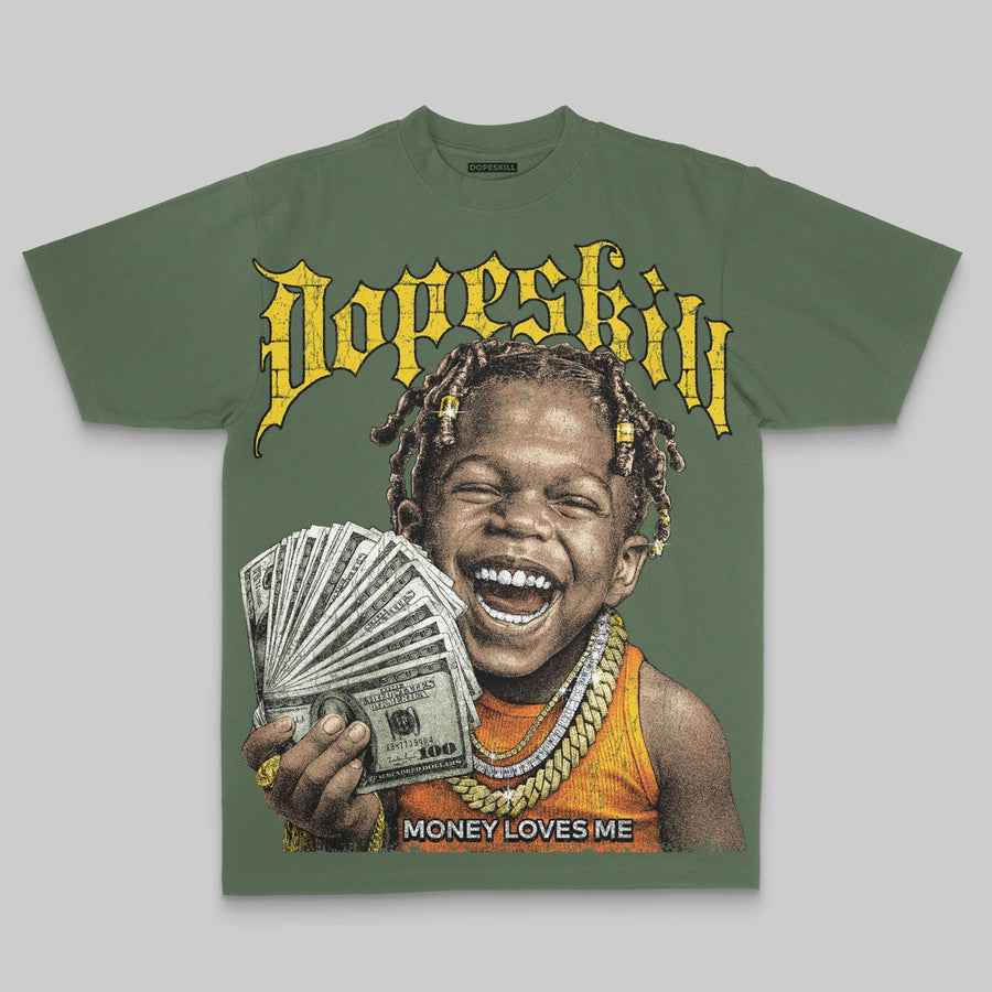Money Loves Me Oversize Print DopeSkill T-shirt