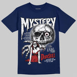 French Blue 12s DopeSkill T-Shirt Mystery Ghostly Grasp Graphic