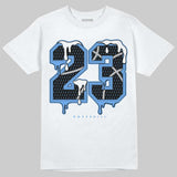Black University Blue 5s DopeSkill T-Shirt No.23 Graphic