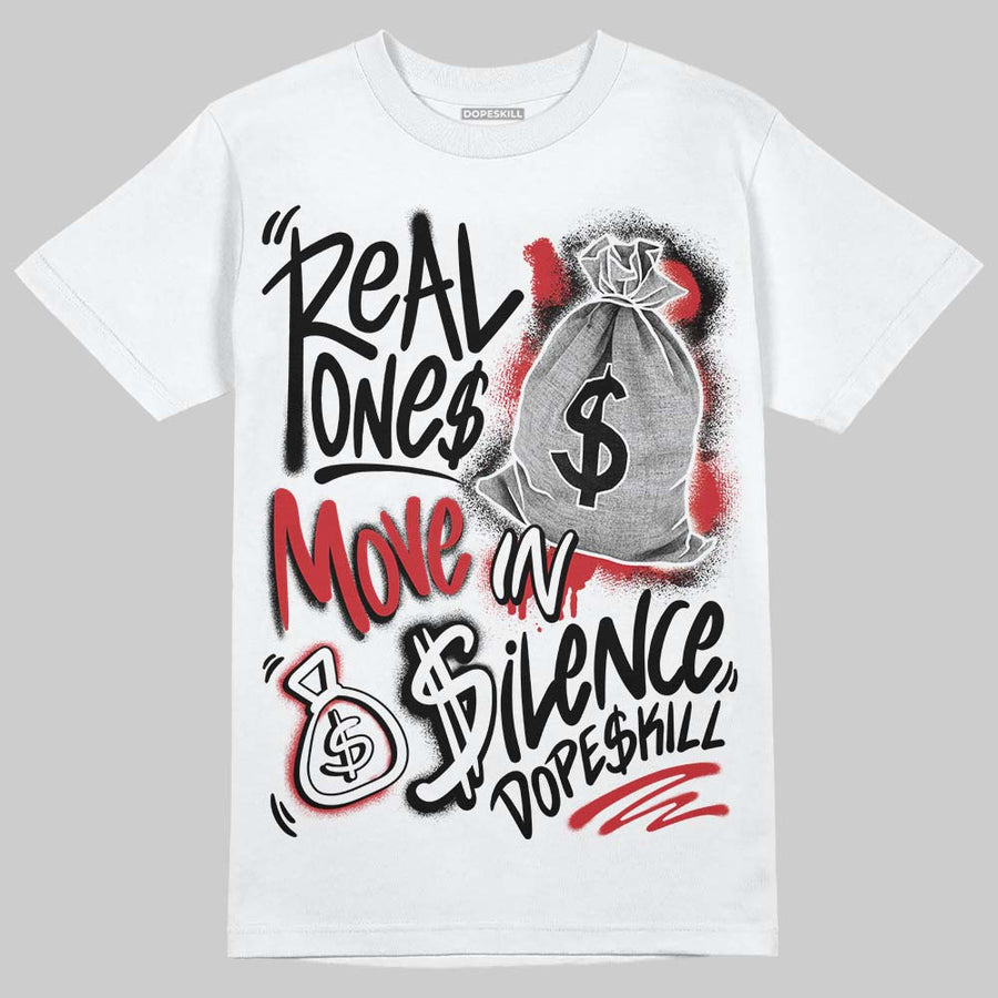 “Bloodline” 12s DopeSkill T-Shirt Real Ones Move In Silence Graphic