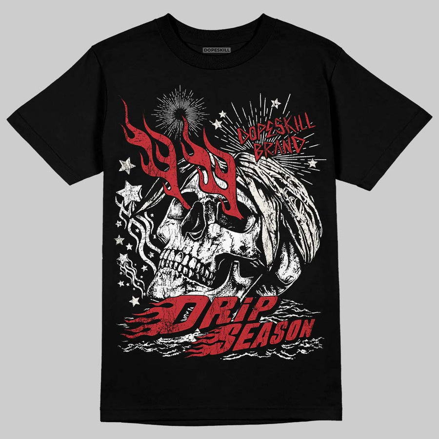 Flight Club 4s DopeSkill T-Shirt Drip Season Graphic