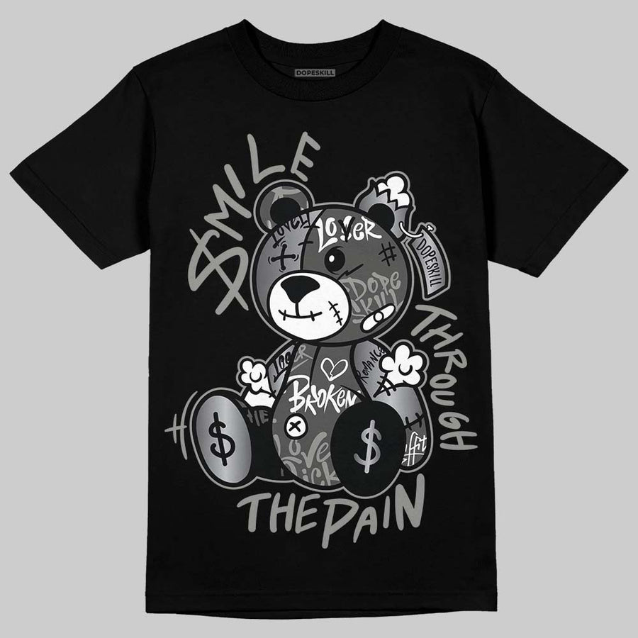 TD Black Patent 11s DopeSkill T-Shirt Smile Through The Pain Graphic