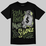 NB 1890 “Faded Black/Utility Green” DopeSkill T-Shirt Real Ones Move In Silence Graphic