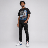 “True Blue” 3s DopeSkill T-Shirt Real Ones Move In Silence Graphic