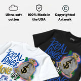 Brazil 3s DopeSkill T-Shirt Real Ones Move In Silence Graphic