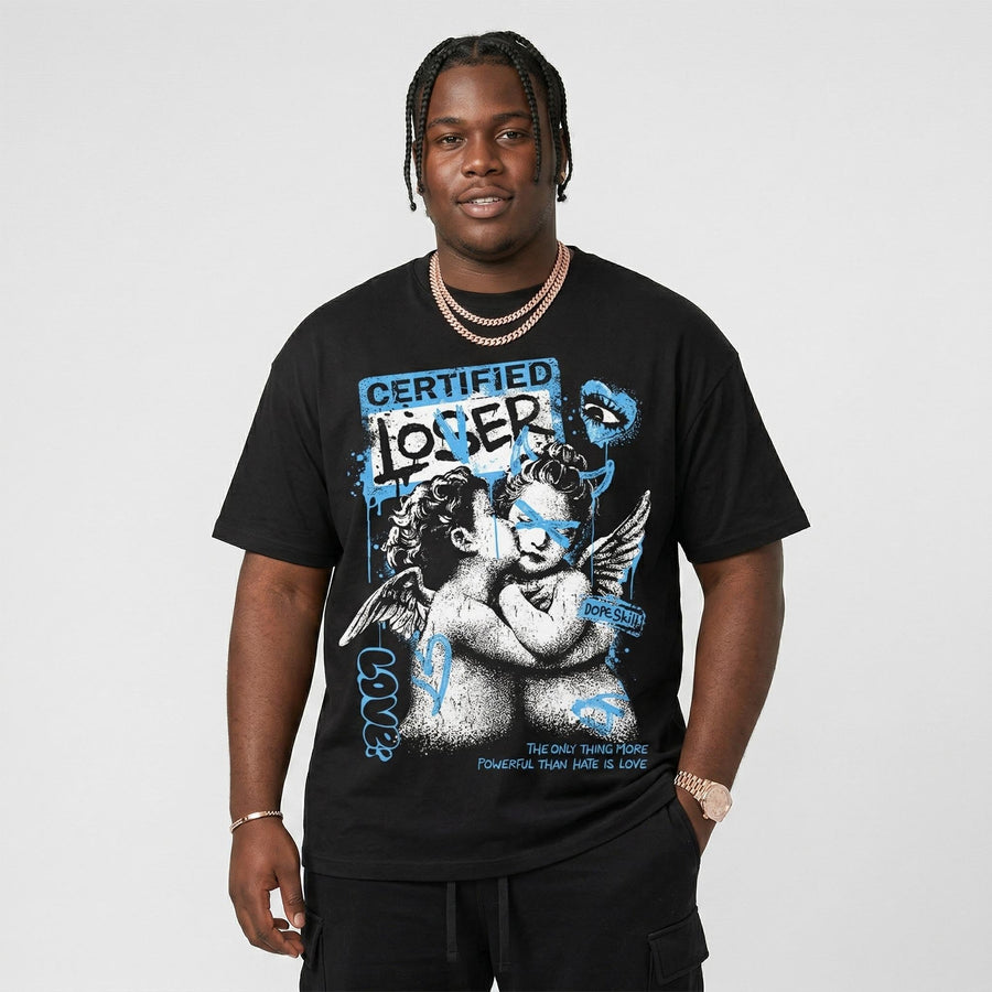 University Blue 14s DopeSkill T-Shirt Certified Lover Graphic