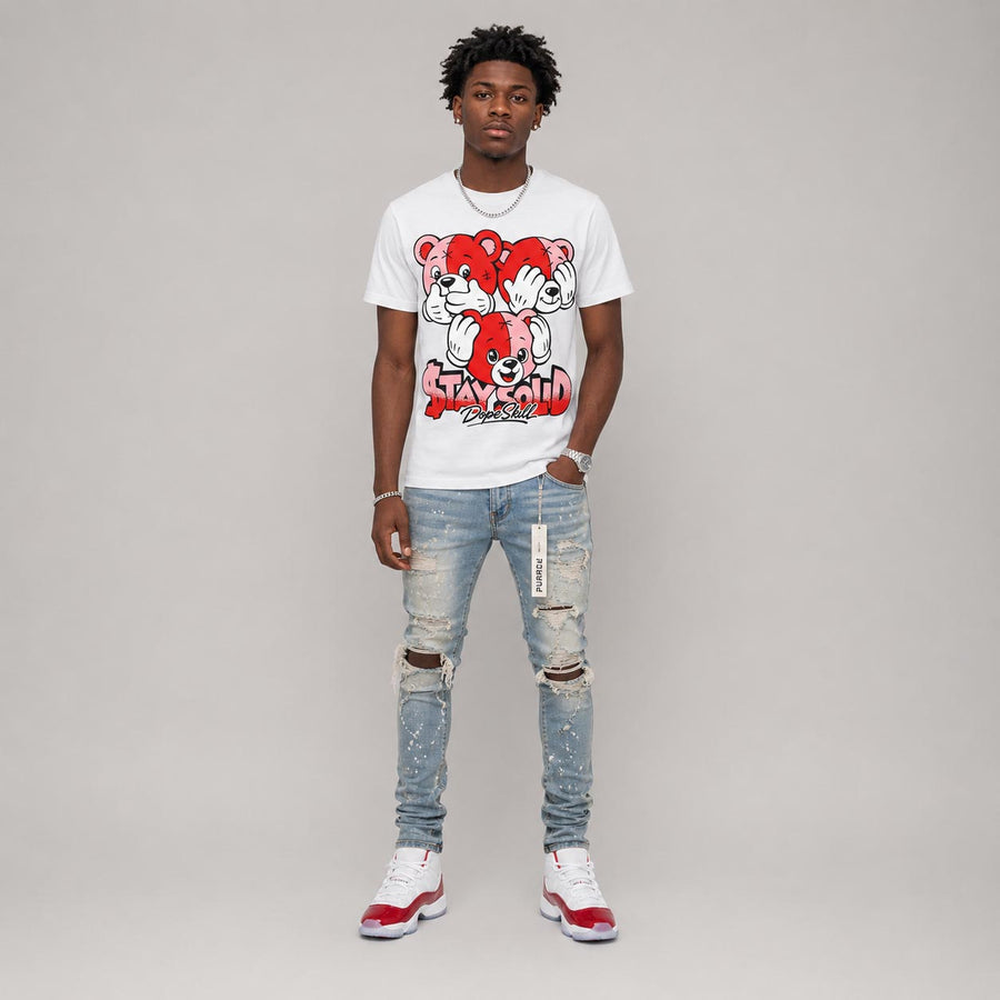 Cherry 11s DopeSkill T-Shirt Stay Solid Graphic