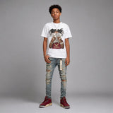 “Bin 23” 3s DopeSkill T-Shirt Rich Youth Graphic
