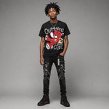 “Bloodline” 12s DopeSkill T-Shirt Out Here Being Cute Graphic