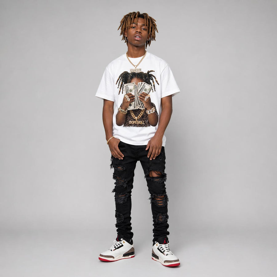 World’s Best Dad 3s DopeSkill T-Shirt Rich Youth Graphic