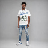 “True Blue” 3s DopeSkill T-Shirt Forever Paid Graphic