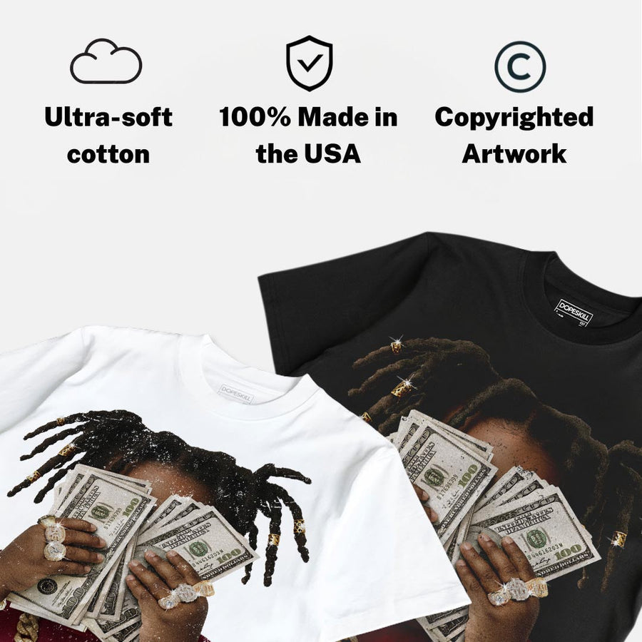 “Bin 23” 3s DopeSkill T-Shirt Rich Youth Graphic