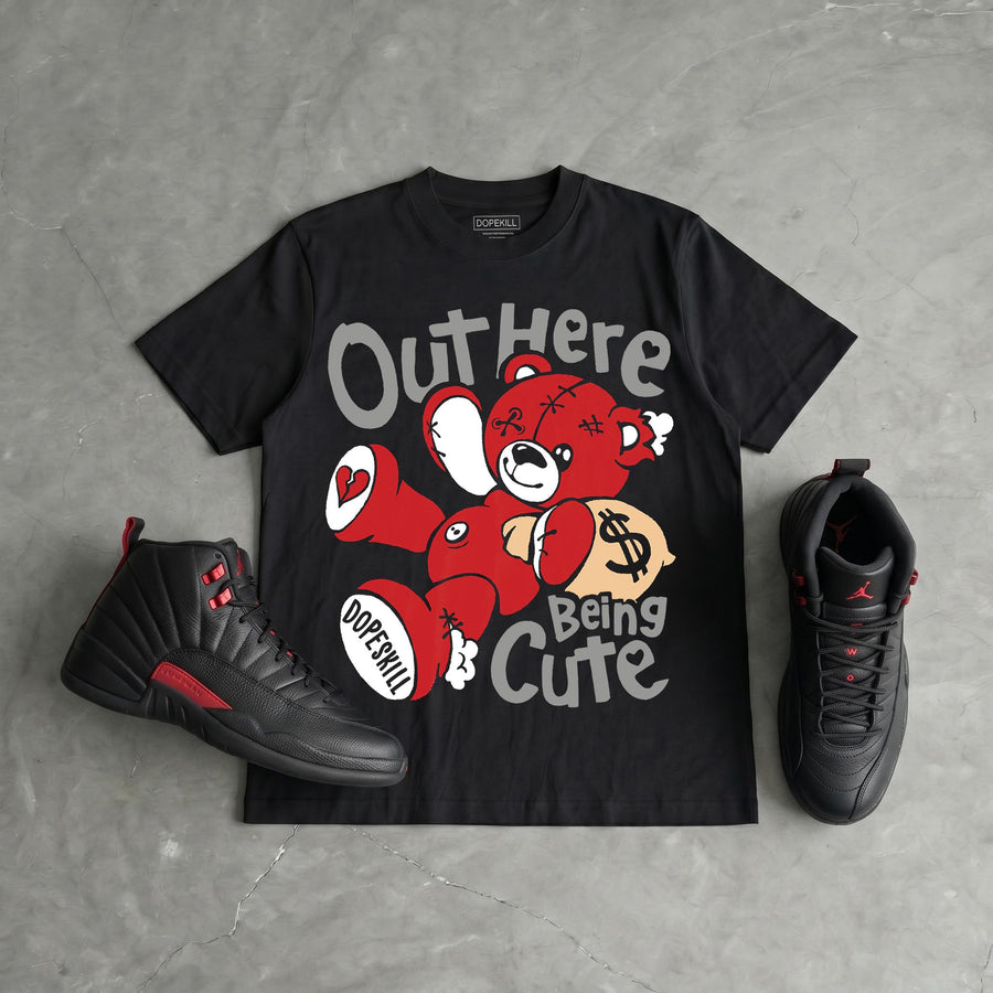 “Bloodline” 12s DopeSkill T-Shirt Out Here Being Cute Graphic
