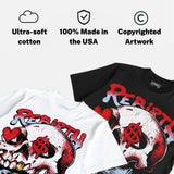 Fire Red “Black Tongue” 5s DopeSkill T-Shirt Rebirth Graphic