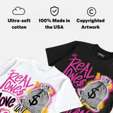 Comic 4s DopeSkill T-Shirt Real Ones Move In Silence Graphic