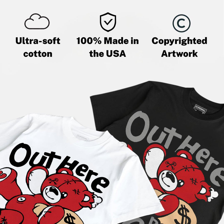 “Bloodline” 12s DopeSkill T-Shirt Out Here Being Cute Graphic