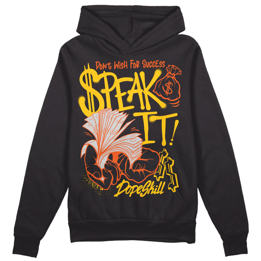 Yellow Collection DopeSkill Hoodie Sweatshirt Speak It Graphic