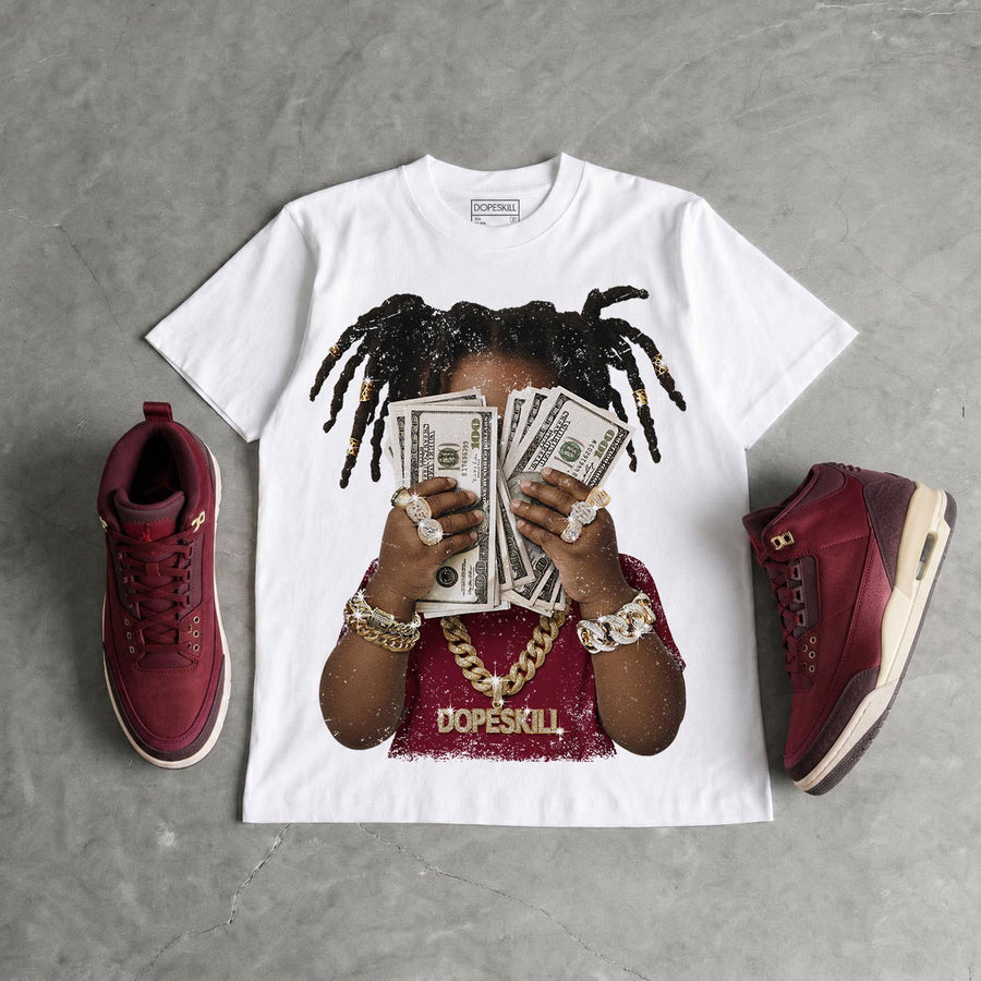 “Bin 23” 3s DopeSkill T-Shirt Rich Youth Graphic