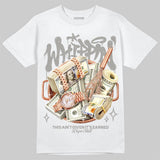 White Metallic 5s DopeSkill T-Shirt Whippin Graphic