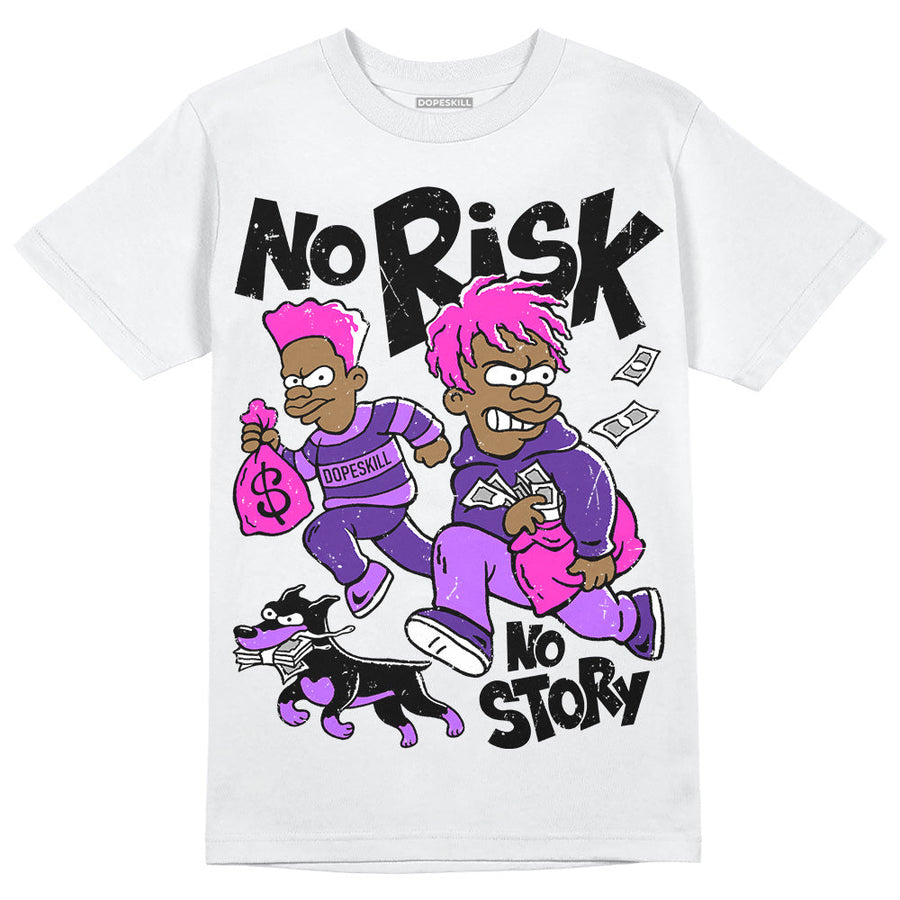 PURPLE Collection DopeSkill T-Shirt No Risk No Story Graphic