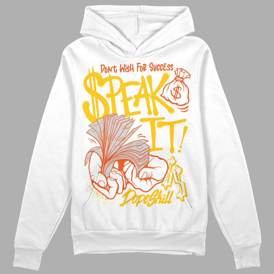 Yellow Collection DopeSkill Hoodie Sweatshirt Speak It Graphic