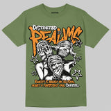 Olive 5s DopeSkill T-Shirt Distorted Realms Graphic