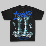 Royal Blue Oversize Print 'Loyalty' DopeSkill Graphic T-shirt