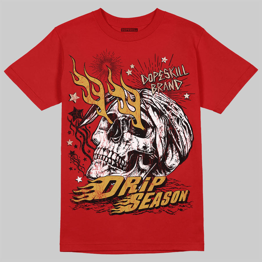Red Collection DopeSkill T-Shirt Drip Season Graphic