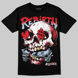 Fire Red “Black Tongue” 5s DopeSkill T-Shirt Rebirth Graphic